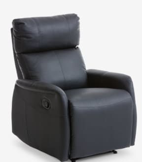 Fauteuil VEJEN zwart kunstleer voor €200 bij Jysk