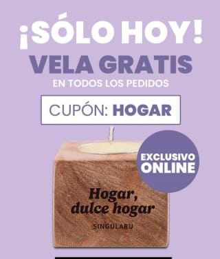 Hoy vela de regalo por tu compra en Singularu