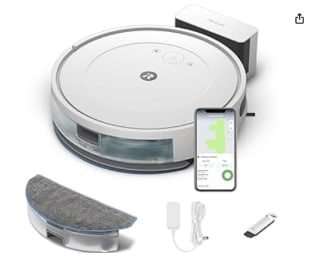 iRobot Roomba Combo Essential Robot Aspirador y Friegasuelos por 178.6€