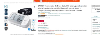 Tensiómetro de Brazo digital OMROM X7 Smart por 75.99€