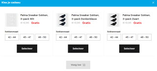 Gratis sneakerskokken + 10% korting op 6-packs bij Girav