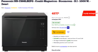 Panasonic NN-CS88LBEPG magnetron voor €457,92 bij Bol