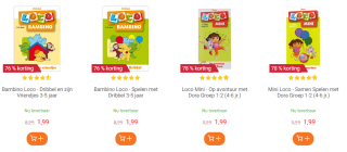 Loco Mini en Bambino boekjes voor €1,99 bij Lobbes