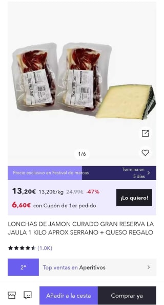 Ofertazas Festival Marcas hasta 70% descuento Miravia