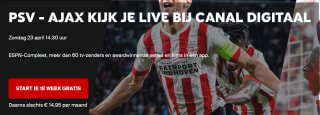 Gratis PSV-AJAX kijken + 1 week 60+ TV Zenders met Films & Series
