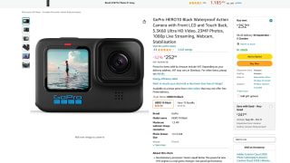 Cámara de acción GoPro HERO10 Black a prueba de agua LCD video 5.3K60 Ultra HD por 252,09€