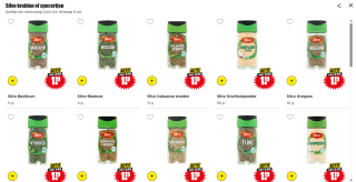 Alle Silvo kruiden of specerijen voor €1,19 bij Dirk