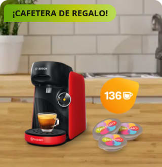 Cafetera TASSIMO y 10 paquetes café por 49,99€