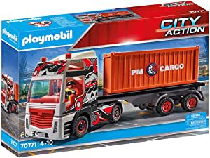 Playmobil City Action Camión con Remolque, Apto para Control Remoto por 35€
