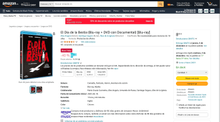 El Dia de la Bestia Blu-ray y DVD por 8,95€