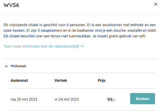 Vanaf €99 een weekend, (korte) midweek óf week weg bij Roompot
