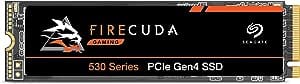 Disco Duro Seagate FireCuda 530 NVMe SSD, 2 TB, SSD interno, M.2 PCIe Gen4 ×4 NVMe 1.4, 7300 MB/s, 3D TLC NAND por 121.99€