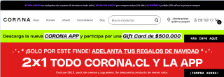 2x1 en la tienda Corona en todo