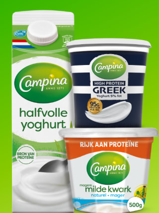 Probeer een Campina product gratis na cashback via Scoupy