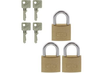 BURG-WÄCHTER Candado de cilindro Set de 3 Diámetro del arco: 6 mm TRIO 405 40 GL SB por 32,49€