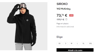 Chaqueta de Esqui para Hombre Siroko W2-W McKinley por 73.76€