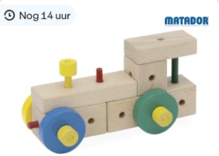 Diverse Matador houten bouwsets vanaf €24,95 bij Ibood