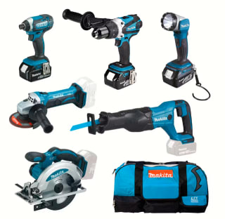 MAKITA Accu combiset DLX6046 6 delig voor €699,95 bij Ibood