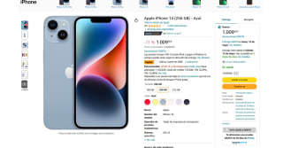 Apple iPhone 14 256GB Azul por 809€