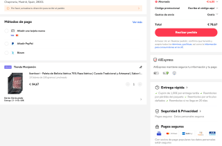 Paleta Iberitxori de Bellota Ibérica 75% Raza Ibérica Curado Tradicional y Artesanal (10 Sobres de 100 gramos Loncheado o pieza 5-5.5kg) a solo 78,67€