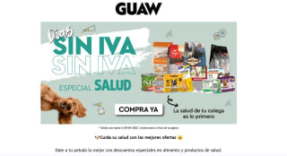 Días Sin IVA desde Guaw, solo online