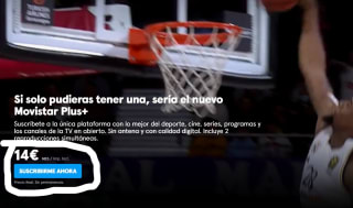 1 mes GRATIS de Movistar+ puedes ver todo por la cara