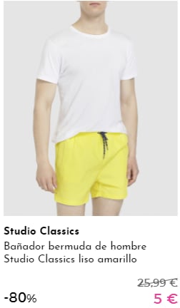 Studio Classics - Prendas para ellos por 5€ y 7€