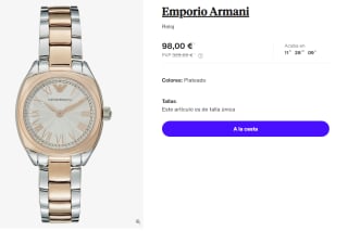 Reloj para Mujer Emporio Armani por 98€