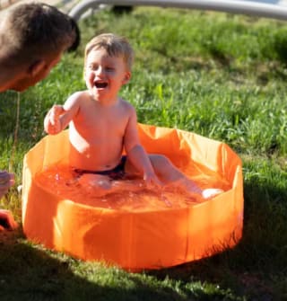 Piscina pequeña Niños Bebés naranja Nabaiji por 10,19€