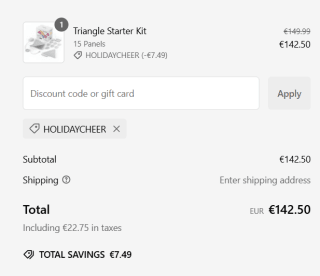 Nanoleaf Shapes Triangles Starterkit - Slimme Verlichting - 15 LED Panelen voor €142,50 dmv code bij Nanoleaf