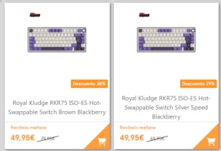 Recopilación teclado gaming desde solo 9,95€