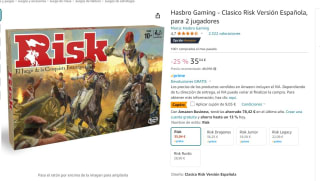 Clasico Risk Versión Española, para 2 jugadores Hasbro Gaming por 24,29€