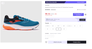 Zapatillas de Running para Hombre Joma R.Victory por 25.33€