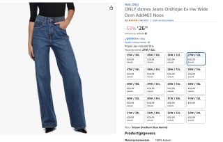 ONLHOPE LIFE WIDE - Relaxed fit jeans - medium blue denim voor €26,99 bij Amazon