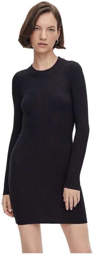Pieces gebreide dames jurk voor €13,95 bij AMazon
