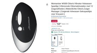Womanizer W500 Clitorale Zuigstimulator voor €68 bij Amazon