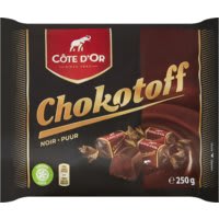 2 zakken Côte d'Or Chokotoff 500 g voor €5 bij de AH