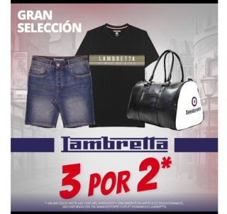 3x2 en seleccionados de la marca Lambreta