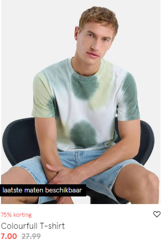 Alle sale de helft van de helft bij Shoeby