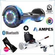 Ampes Hoverboard Zwart + Hoverkart Wit voor €169 bij Amazon