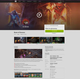 Juego Book of Demons PC Gratis con Gog