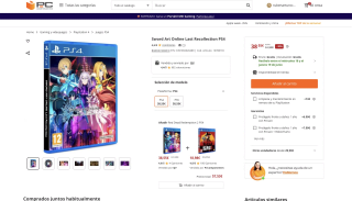 Sword Art Online Last Recollection PS4 por solo 38,55€