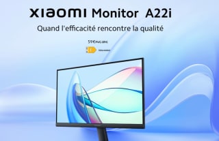 Ecran PC 22" Xiaomi A22i ( FHD, VA, 75Hz, 99% sRGB) + Enceinte bluetooth Xiaomi Speaker Light à 59€