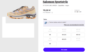 Zapatillas Salomon XT-6 SKYLINE por 76€