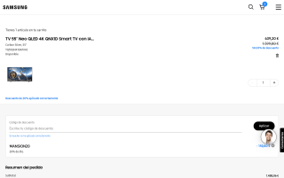 TV 55” Neo QLED por 639,20€
