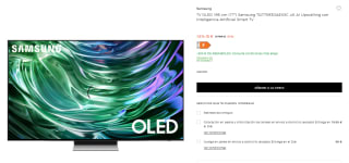 TV OLED 77" Samsung TQ77S93DAEXXC 4K AI Upscalling con Inteligencia Artificial + 300€ Reembolso por 1.614,15€