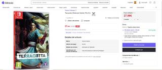 Juego Terracotta (Nintendo Switch) por 27,99€