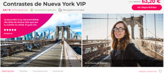 9% de descuento en el tour VIP Contrastes Nueva York