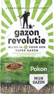 Pokon gazon revolutie 4kg voor €11,99 bij Intratuin