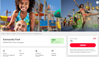 20% descuento en tu entrada Katmandu Park